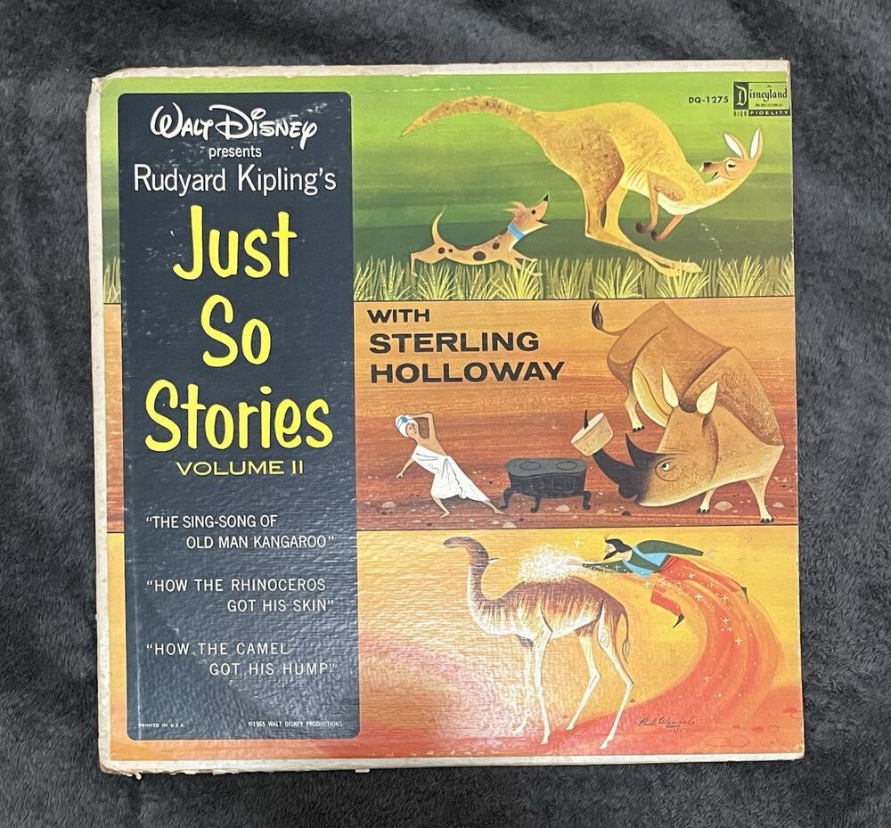 Disneyland Records Rudyard Kipling Just So Stories Vol. II Vinyl LP